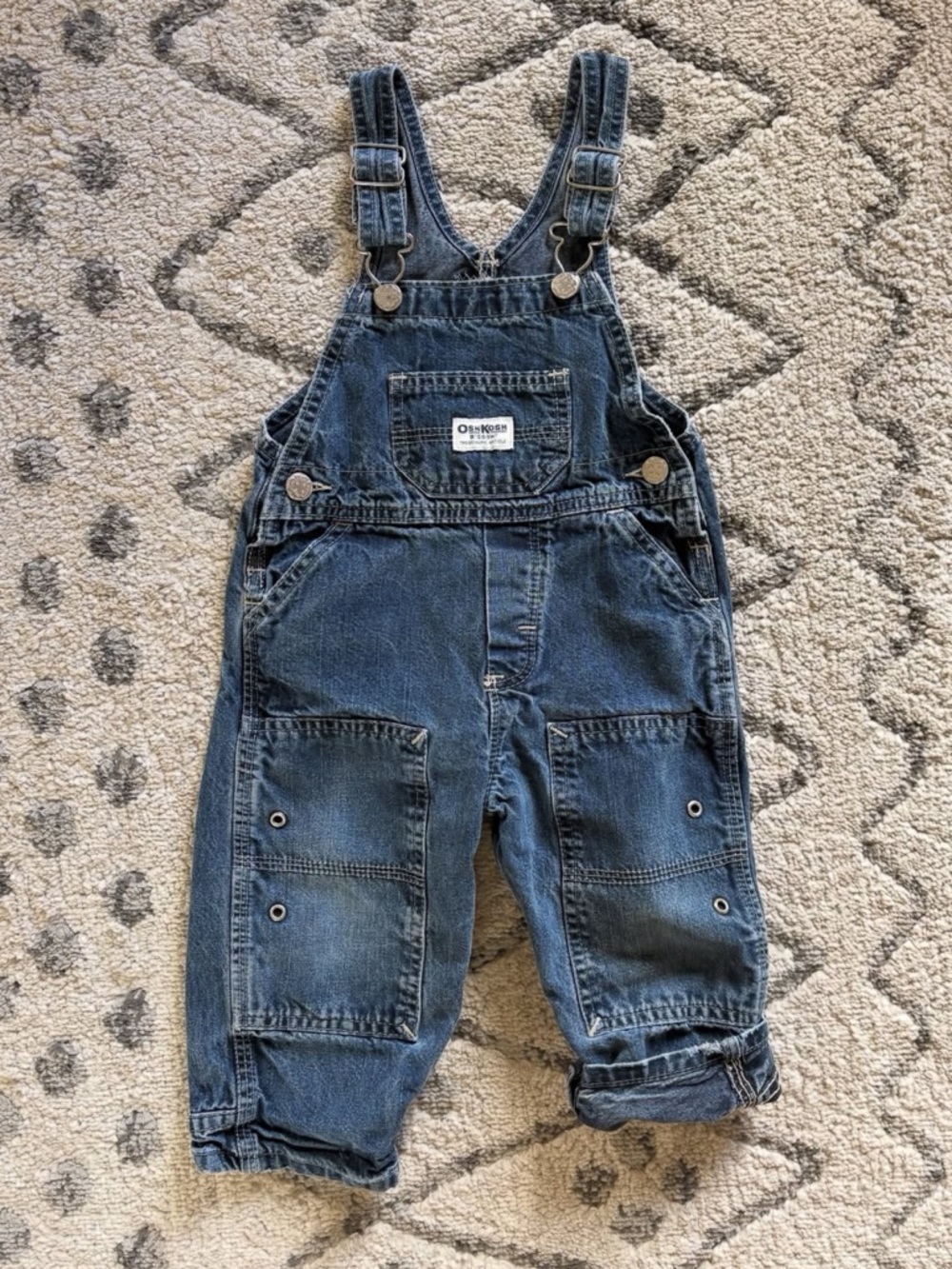 Older Oshkosh denim overalls